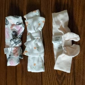 Bundle of 3 Baby Headbands 0-6M